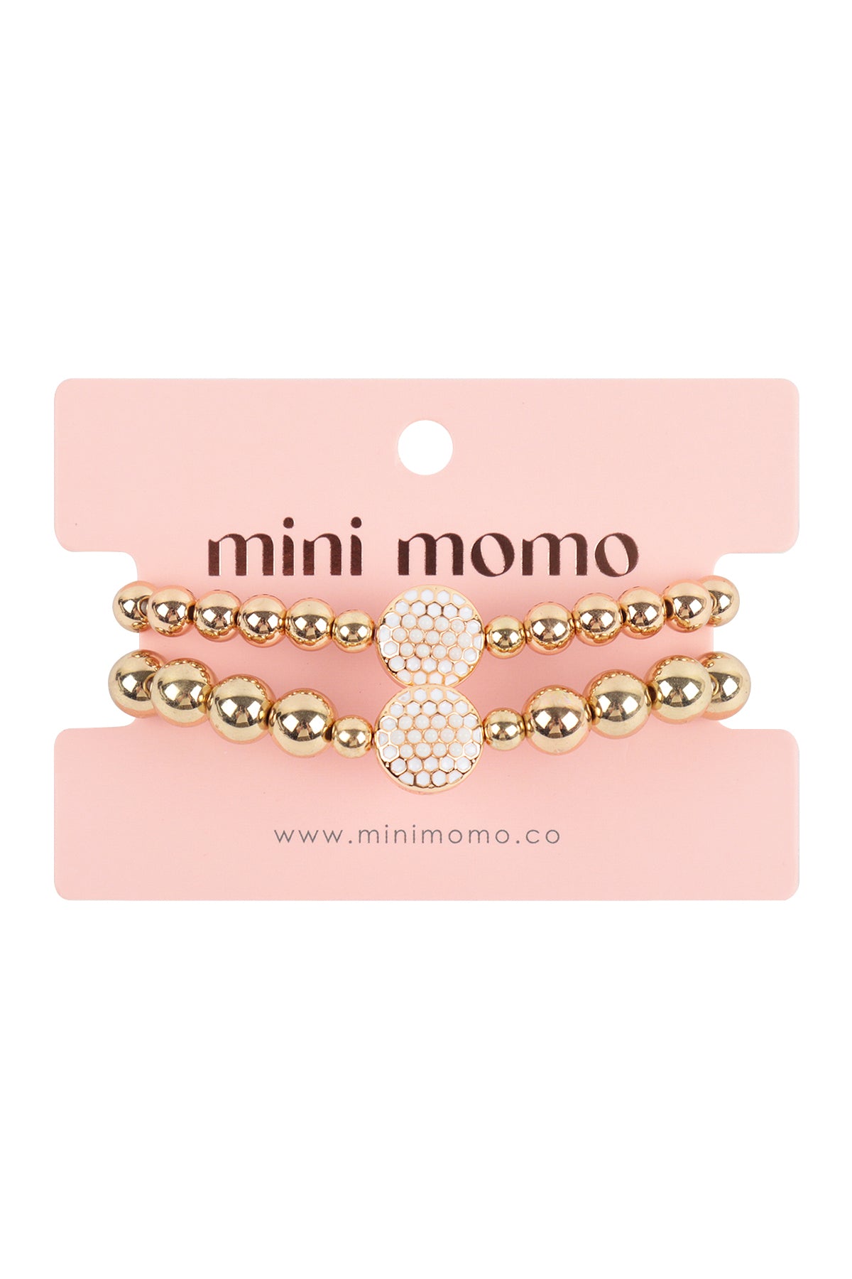 Mini Momo Mommy and Me Bracelets - Sports Mom Daughter Matching Bracelet Set - Main - Golf