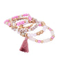 Beaded Bracelet Set Stackable Stretch Multi Layered Bangles