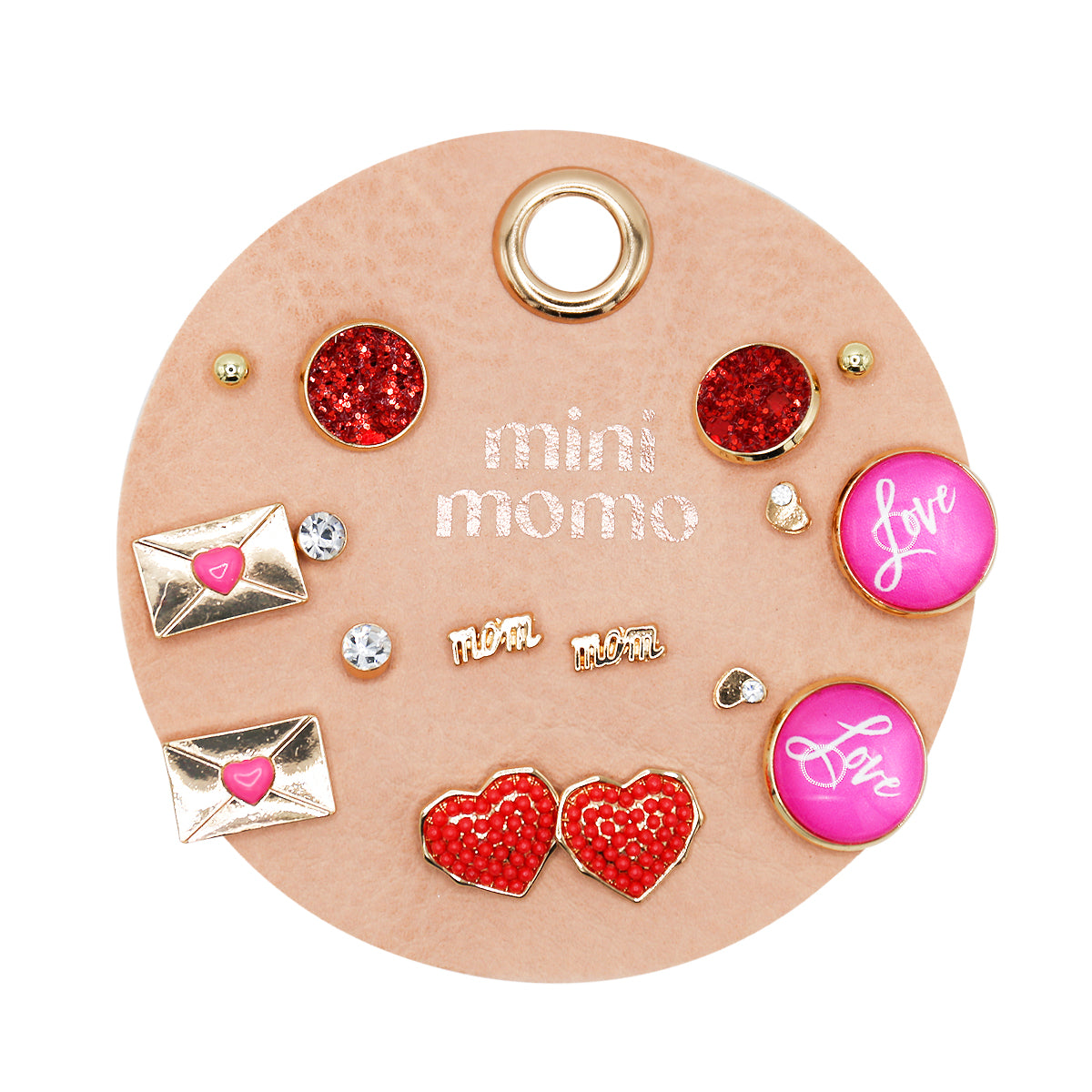 Love Stud Earrings for Women - Mother's Day Assorted Set