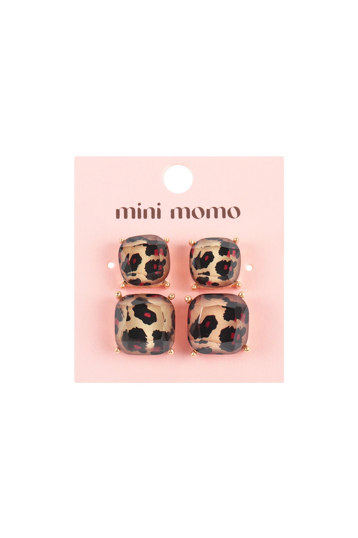 earrings for women-earrings for girls-ear stud earrings-stud earrings for women-ear studs for women - Front - Leopard