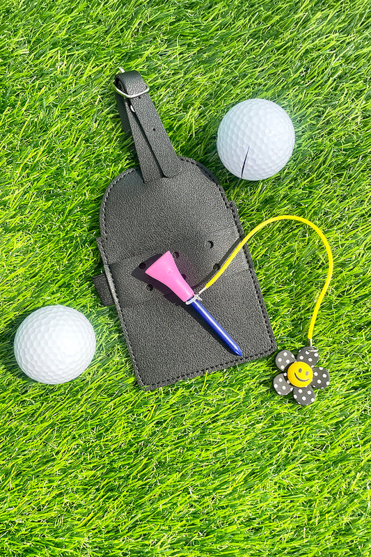 Golf Tee Holder Belt Hanger Bag Tag Charm Organizer