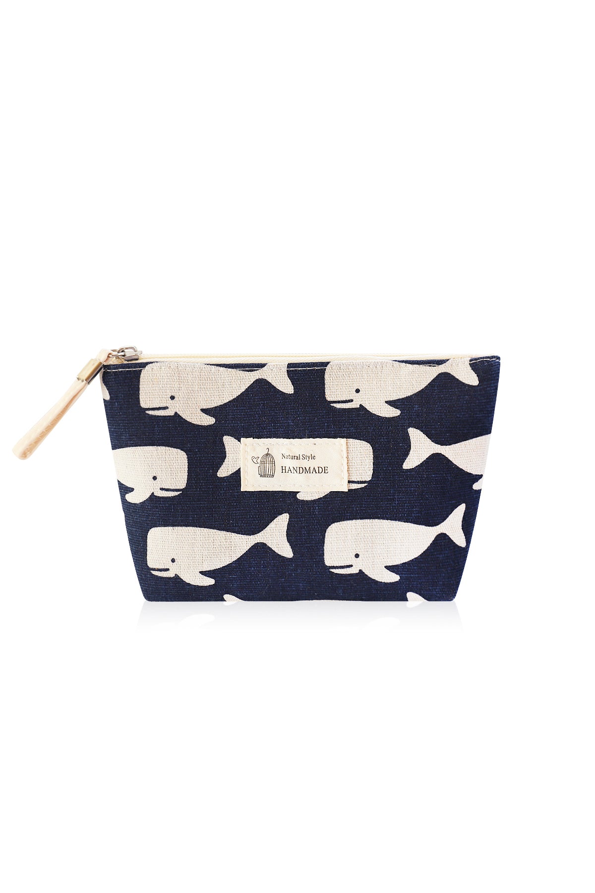 travel toiletry bag-makeup bag travel cosmetic bag-travel bag-travel essentials-travel size toiletries-Main-Blue Whale