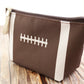 Sports Print Makeup Bag Travel Case Organizer Pouch - Football