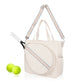 Mini Momo Tennis Bag Racket Tote Sports Racquet Bag - Tennis Bags for Women - Case Stripe Shoulder Strap - Main - Light Blue