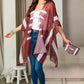 Football Game Day Shirt Kimono Cardigan - Open Shawl Blouse Cover Up for Sports Fan, Mom, Team Gift