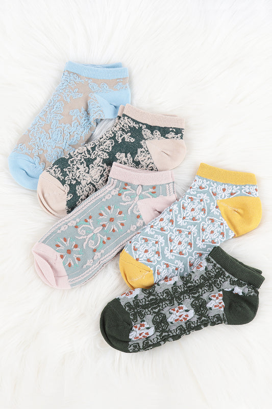 Cute Teddy Bear Women's Socks Set - Colorful Ankle Socks Novelty Gifts for Womens-Lifestyle