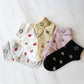 Cute Smiley Face Women's Socks Set - Colorful Smile Ankle Socks Novelty Gifts for Womens