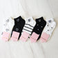 Cute Women's Socks Set -  Heart Stripe Polka Dot Ankle Socks Novelty Gifts for Womens-Tags