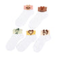 Mini Momo Cute Women's Socks Set - Embroidery Smile Heart Ankle Socks Novelty Gifts for Womens - Assorted -  Group 