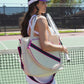 Tote Sport Gym Bag - Tennis Racquet Head Case for Women