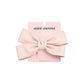 Cute Bow Hair Clip for Women and Girls Accessories Ponytail Holder Bobby Pin Acrylic Resin Hairpin Gift Faux Leather Pink