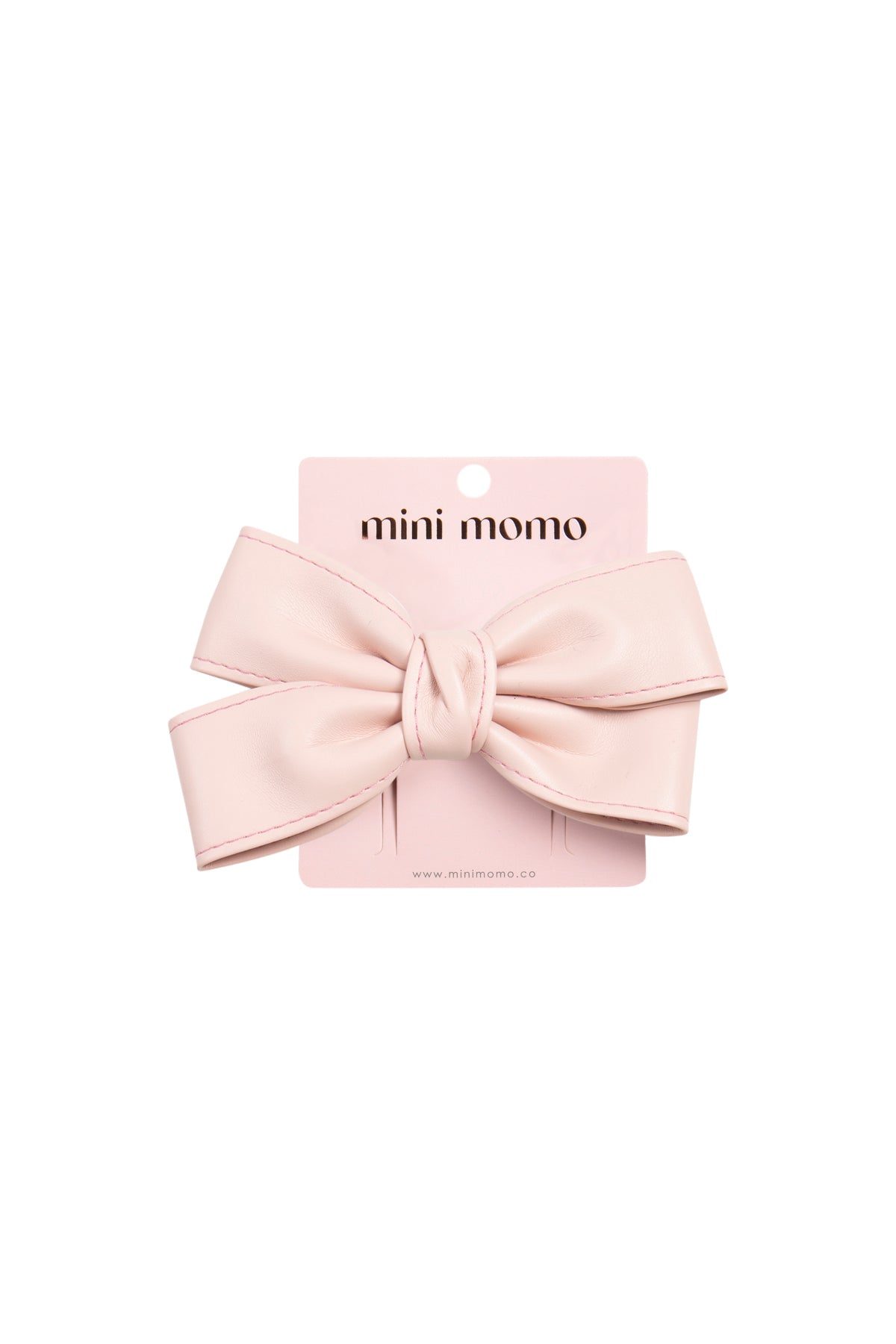 Cute Bow Hair Clip for Women and Girls Accessories Ponytail Holder Bobby Pin Acrylic Resin Hairpin Gift Faux Leather Pink