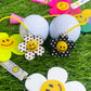 Golf Tees Hanger Accessories Mini Momo Golf Tees Hanger Accessories - Fun Novelty Golf Gifts for Golfer Flower Smile Cute Charm