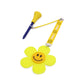 Golf Tee Holder Belt Hanger Bag Tag Charm Organizer - Tee Keeper Storage Accessories Golf Gifts for Golfer - Smiley - Yellow