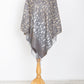 Mini Momo Blanket Shawl Wrap Mommy and Me Matching Cape - Blanket Poncho Buffalo Plaid Warm Cardigan  - Main - Leopard Grey