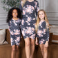 Mommy and Me Matching Dresses - Maternity Ruched Stretch Tulip Hem Shirred Dress Cute Outfit - Lifestyle