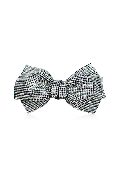 Hair Clip for Women and Girls - Cute Bow Girl's Hair Accessories Pin Ponytail Holder - Main - Rhinestone Classic