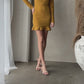 Mommy and Me Dresses - Family Matching Outfits Soft Jersey Pocket Wrap Dress - Lifestyle - Mustard - Video